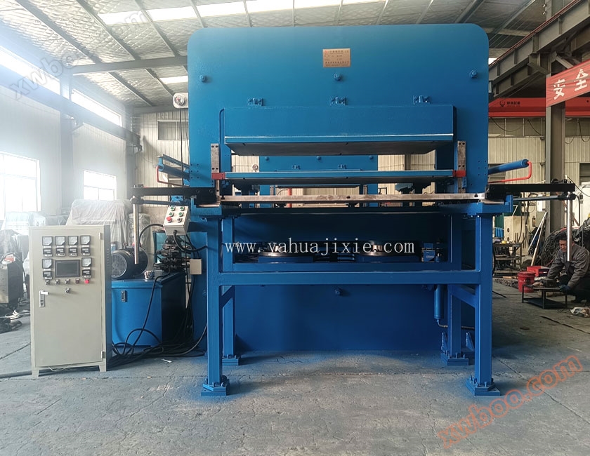 575T front and rear automatic push-pull mold device PLC fully automatic control vulcanizing machine